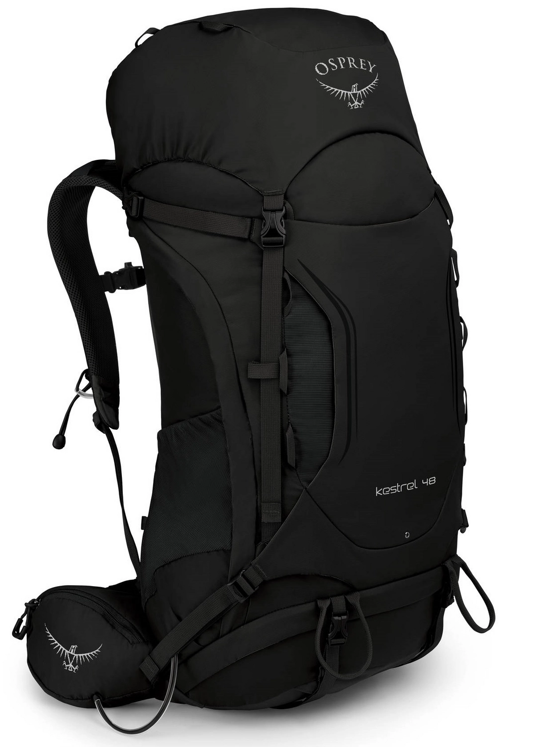 Backpack Osprey Kestrel 48 Black (S/M) 1 Backpack Osprey Kestrel 48 Black (S/M)