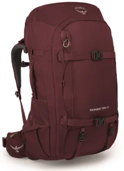 Backpack Osprey Women Fairview Trek 50 Zircon Red