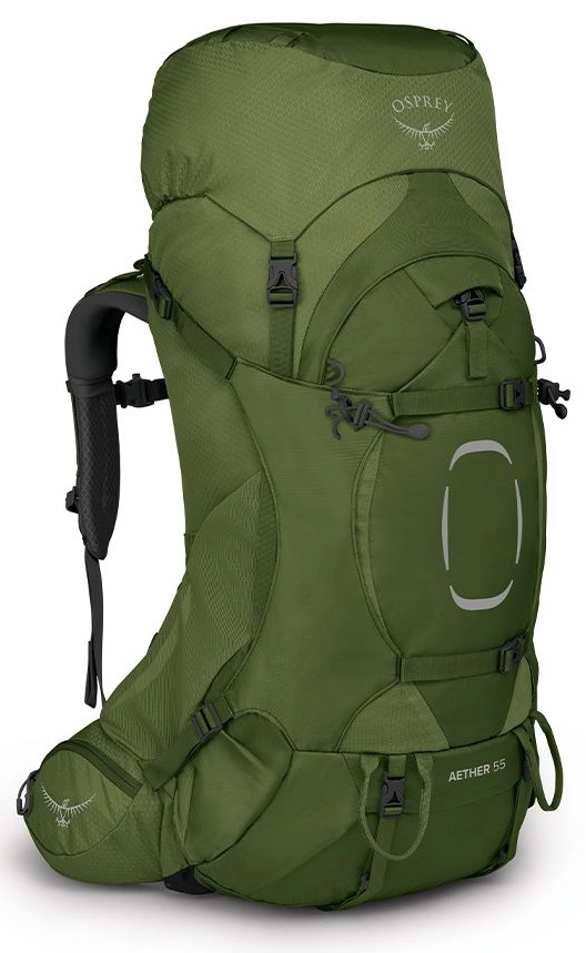 Backpack Osprey Aether 55 Garlic Mustard Green (S/M) 1 Backpack Osprey Aether 55 Garlic Mustard Green (S/M)