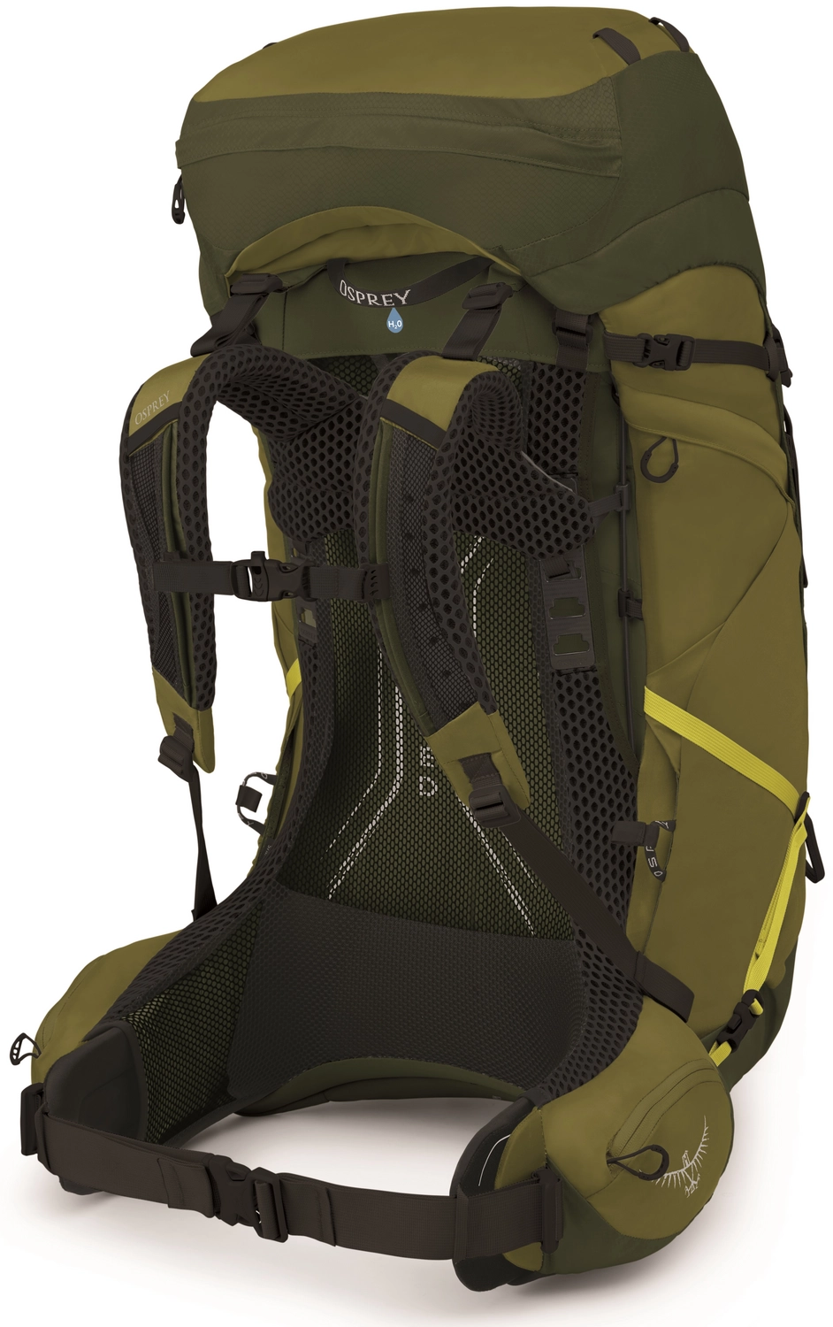 Backpack Osprey Men Atmos AG LT 65 Scenic Valley Green Peppercorn (S/M) 2 Backpack Osprey Men Atmos AG LT 65 Scenic Valley Green Peppercorn (S/M) - Afbeelding 2