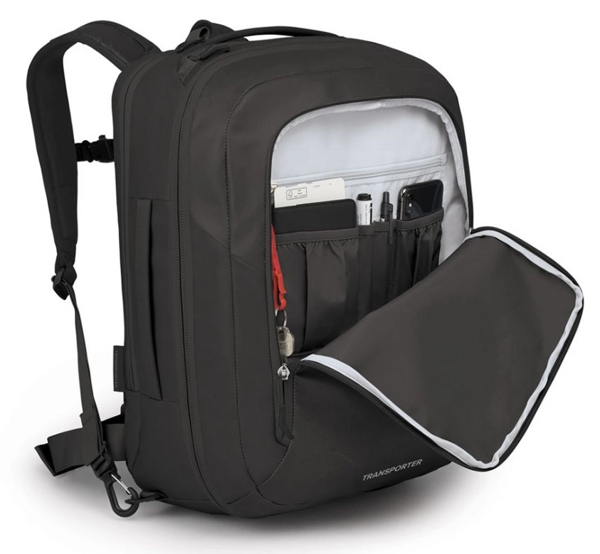 Reistas Osprey Transporter Global Carry-On Bag Black 2 Reistas Osprey Transporter Global Carry-On Bag Black - Afbeelding 2