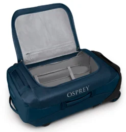 Reiskoffer Osprey Rolling Transporter 90 Venturi Blue -Osprey 3 TransporterWheeledDuffel90 F21 Side2 VenturiBlue