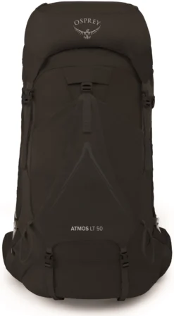 Backpack Osprey Men Atmos AG LT 50 Black (S/M) 7 Backpack Osprey Men Atmos AG LT 50 Black (S/M) -Osprey 3 atmosaglt50 s23 front black2010004680