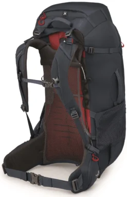 Backpack Osprey Men Farpoint Trek 55 Muted Space Blue -Osprey 3 farpointtrekpack55 s22 sideback mutedspaceblue 10003693