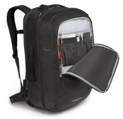 Reistas Osprey Transporter Carry-On Bag Black -Osprey 4 web 0305 transportercobag f21 side2 black