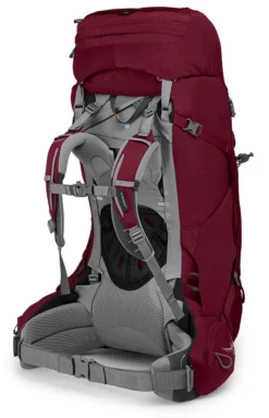 Backpack Osprey Ariel 65 Claret Red (XS/S) -Osprey 5 web 0380 ariel 65 s21 sideback claret red 1
