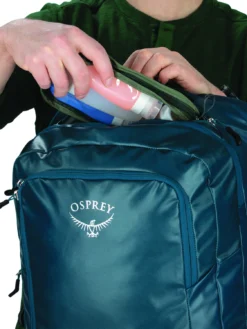 Reiskoffer Osprey Rolling Transporter Carry-On Venturi Blue -Osprey 7 Transporter CarryOn F21 Detail3 VenturiBlue