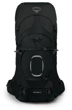 Backpack Osprey Aether 65 Black (L/XL) 16 Backpack Osprey Aether 65 Black (L/XL) -Osprey 8 web 0470 aether 65 s21 front black 2