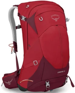 Rugzak Osprey Men Stratos 34 Poinsettia Red