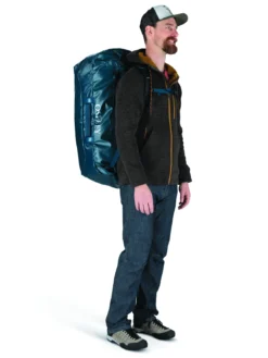 Reistas Osprey Transporter 120 Venturi Blue -Osprey Transporter Duffel120 F21 OnBody1 VenturiBlue