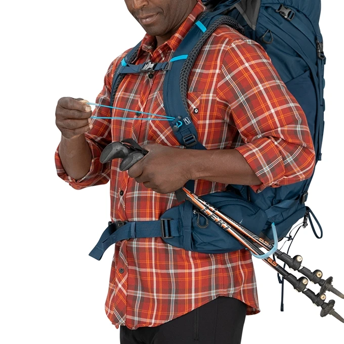 Osprey Kestrel 48 L/XL Atlas Blue 5 Osprey Kestrel 48 L/XL Atlas Blue - Afbeelding 5