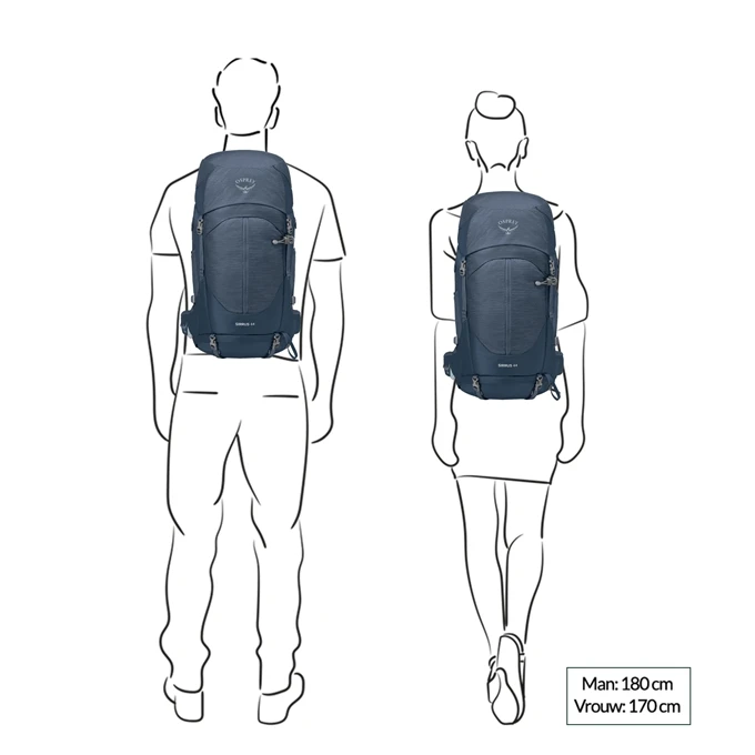 Osprey Sirrus 44 Backpack Muted Space Blue 2 Osprey Sirrus 44 Backpack Muted Space Blue - Afbeelding 2